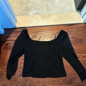 Black blouse from ONE CLOTHING